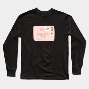 Special Delivery Envelope Sticker Long Sleeve T-Shirt